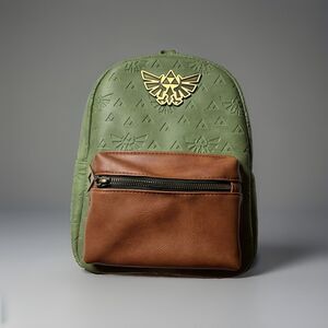 Zelda Video Game Green and Brown Mini Backpack Accessory